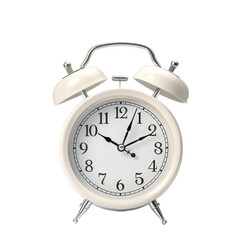 Alarm clock isolated on white background