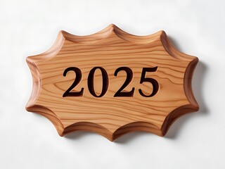 Wooden Plaque with Carved 2025