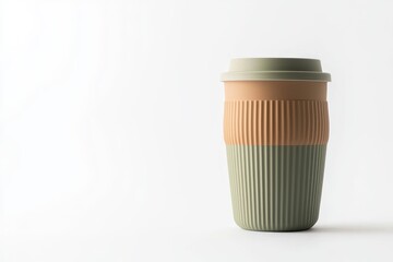 Nachhaltiger Kaffeebecher wiederverwendbar umweltfreundlicher Becher für unterwegs modernes Design Bio-Material langlebiger Coffee-to-go Becher umweltbewusstes Trinkgefäß Zero-Waste Zubehör