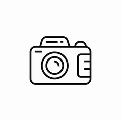 photo camera icon sign vector
