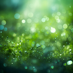Fototapeta premium green bokeh background