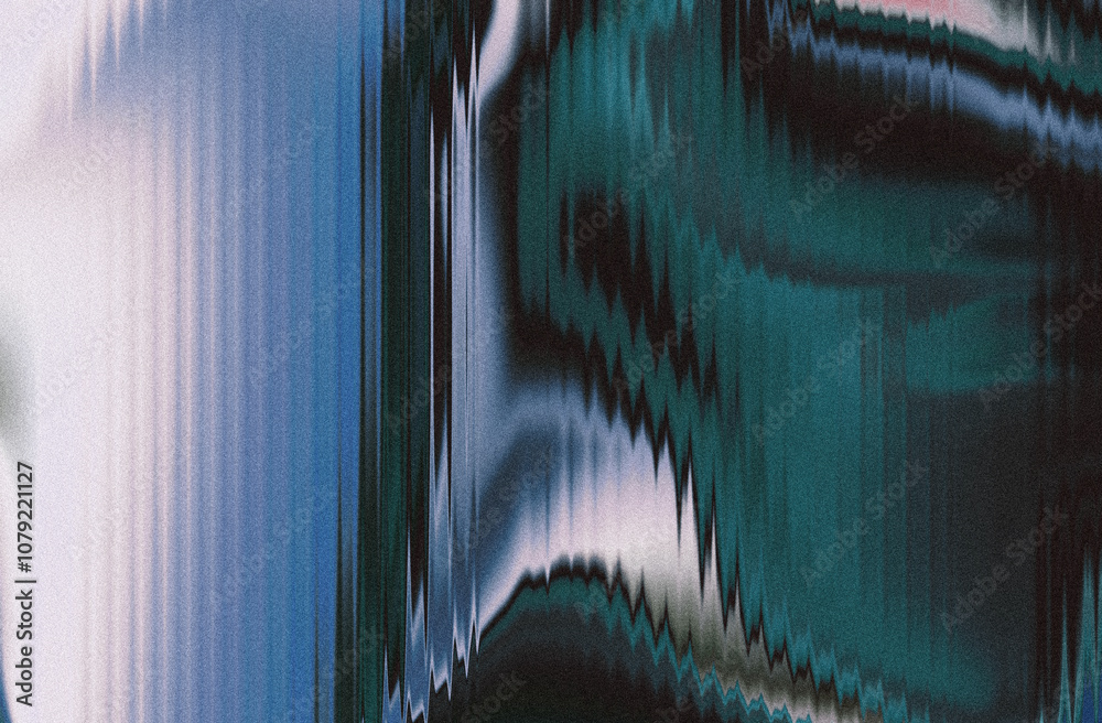 Wall mural abstract blurred grainy gradient background texture. colorful digital grain soft noise effect patter