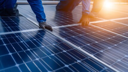 Illuminating Transformation: Solar Panel Manufacturing Plant Empowering American Industry with Renewable Energy | Ultra-Detailed