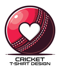 Cricket Vector T Shirt Design
