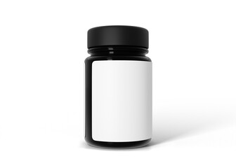 Supplement Bottle Mockup