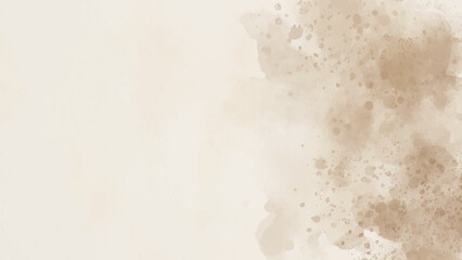 Abstract horizontal watercolor background. Hand drawn vector texture. Brush stroked painting pastel color watercolour