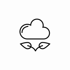 nature cloud rain icon sign vector