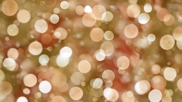 Beige Terracotta Olive Bokeh Background