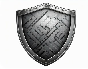 shield on white