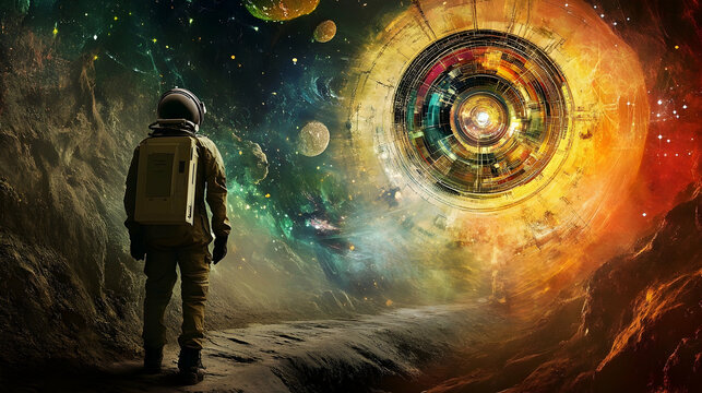 Time in Space. high quality image