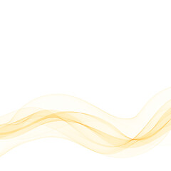 Abstract orange wave. Wave pattern. Presentation template, advertising banner. Eps 10