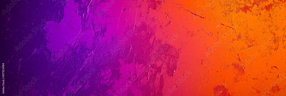Leinwandbilder this vibrant abstract texture features a striking gradient transition from purple to orange, ideal f