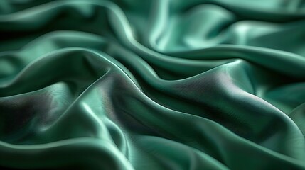 Fototapeta premium Abstract Green Fabric Background