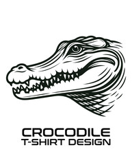 Crocodile Vector T Shirt Design