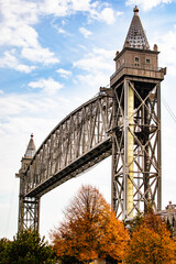 Naklejka premium Cape Cod Canal Train Bridge Bourne Massachusetts 2024 