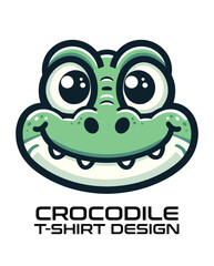 Crocodile  Vector T Shirt Design
