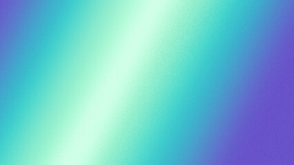 Abstract blue green purple gradient background with grainy texture