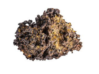 fragment of the Krasnojarsk meteorite with forsterite inclusions