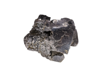 Galena, also called lead glance, is the natural mineral form of lead sulfide