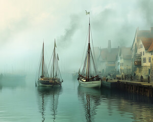 Misty Topaz Harbor: A Serene and Mysterious Nautical Escape