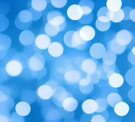 Fototapeta premium Green bokeh background with blue bokeh effect defocused lights on dark background.generative ai
