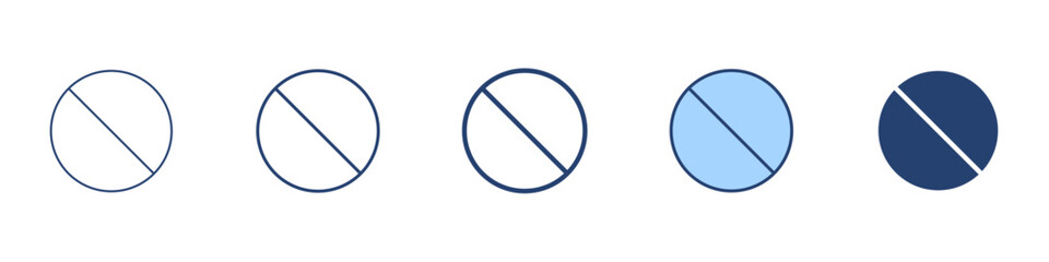 Block icon Symbol set collection