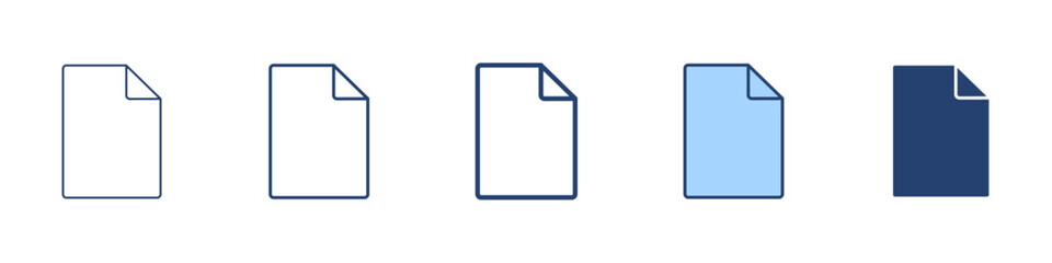 Document icon Symbol set collection