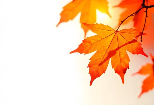 a yellow and orange leaf that is orange autumn maple leaves 