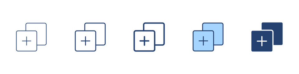 Obraz premium Newly build icon Symbol set collection