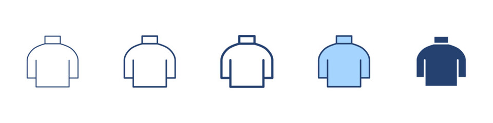 Turtle neck icon Symbol set collection