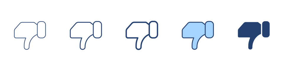 Fototapeta premium Unlike icon Symbol set collection