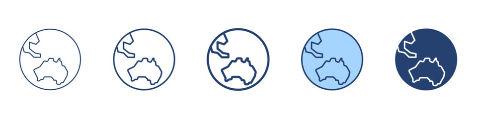 World icon Symbol set collection