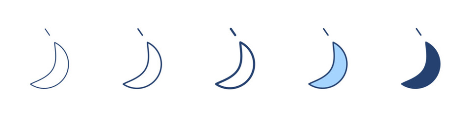Banana icon Symbol set collection