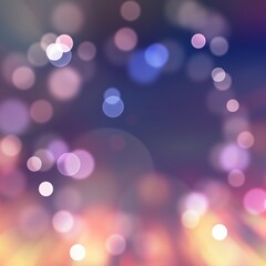 Colored abstract blurred light glitter background layout design can be use for background concept or festival background.Bokeh with multi colors, Festive lights bokeh background, Defocused bokeh light