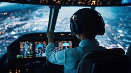 Experience advanced vr flight training at a cutting-edge aviation center for aspiring pilots