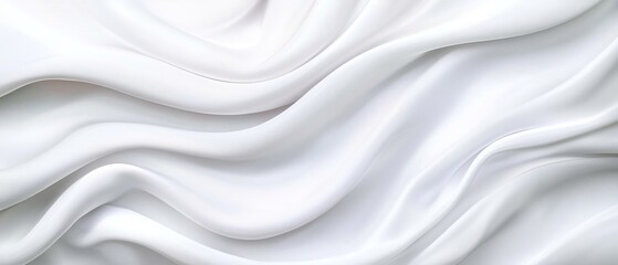 Fototapeta premium A close up of a white fabric with folds