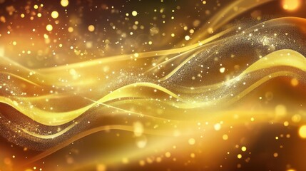 Shiny golden background with glitter texture