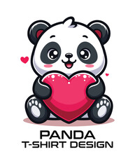 Panda Vector T Shirt Design