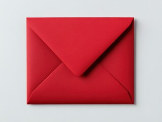 Vibrant Red Invitation Envelope Design
