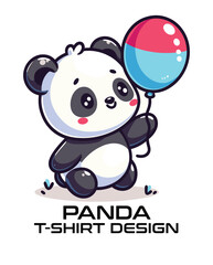 Panda Vector T Shirt Design