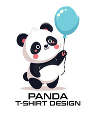 Panda Vector T Shirt Design