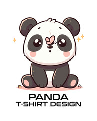 Panda Vector T Shirt Design