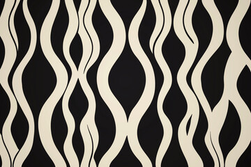 Stylish wavy lines on a dark background create a modern design.