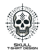 Skull Vector T Shirt Design