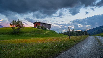 landscape in the mountains