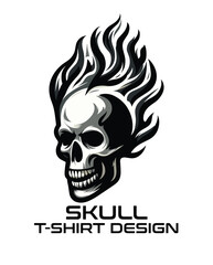 Skull Vector T Shirt Design