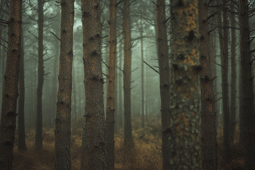 Obraz premium forest in the morning