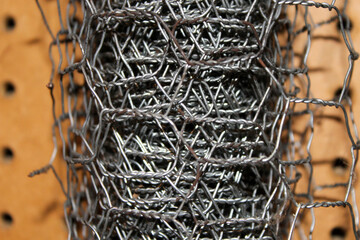wire mesh construction material plant cage barrier industrial abstract equipment texture background