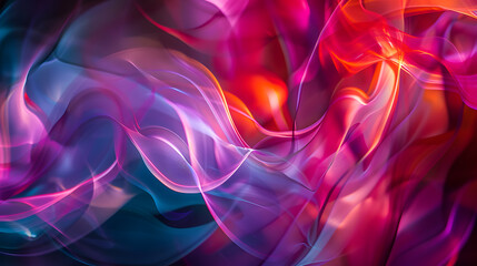 A colorful abstract painting with many small dots of different colors. 