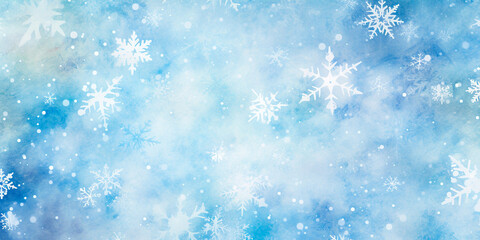 Fototapeta premium Holiday Christmas Background with Snowflakes